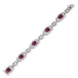 RUBY AND DIAMOND BRACELET -    - REDiscovery: Auction of Art and Collectibles