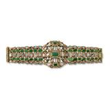 EMERALD AND DIAMOND BRACELET -    - Online Auction of Fine Jewels