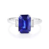 SAPPHIRE AND DIAMOND RING -    - Online Auction of Fine Jewels
