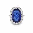 SRI LANKAN SAPPHIRE AND DIAMOND RING - Online Auction of Fine Jewels