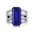 TANZANITE AND DIAMOND RING - Online Auction of Fine Jewels
