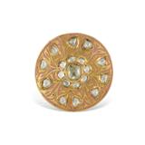 ENAMELLED DIAMOND POLKI RING -    - Online Auction of Fine Jewels