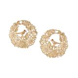 PAIR OF GOLD AND DIAMOND `BIRD` EARRINGS -    - Online Auction of Fine Jewels