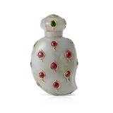 GEMSET JADE `MANGO` BOTTLE -    - Online Auction of Fine Jewels