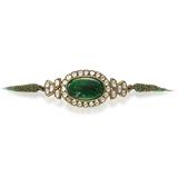 EMERALD AND DIAMOND POLKI BAJUBAND OR ARM ORNAMENT -    - Online Auction of Fine Jewels
