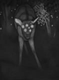 Chandra  Bhattacharjee-Untitled- 4, Night Forest Series