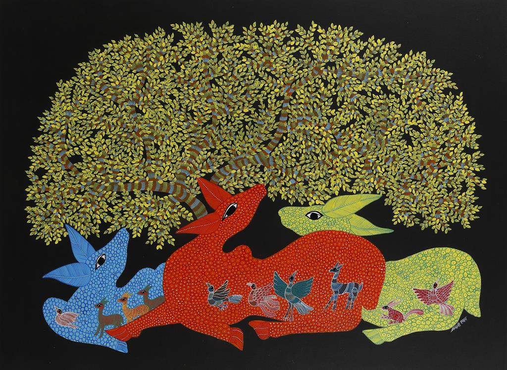 JAPANI SHYAM - Untitled (Gond Art) @ | StoryLTD