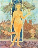 Le Miroir du Temps (Mirror of Time) - Sakti  Burman - Spring Live Auction | Modern Indian Art