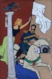 The Cupid - M F Husain - Spring Live Auction | Modern Indian Art
