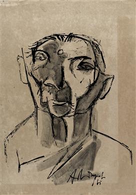 Portrait of an aged woman - I