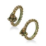 PAIR OF PERIOD GEMSET `PACHELI` BANGLES -    - Fine Jewels, Silver and Watches