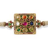 PERIOD NAVRATNA `BAJUBAND` OR ARM ORNAMENT -    - Fine Jewels, Silver and Watches