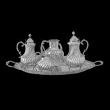 SILVER TEA SET -    - Fine Jewels, Silver and Watches