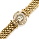 CHOPARD: `HAPPY DIAMONDS` GOLD AND DIAMOND WRISTWATCH -    - Fine Jewels, Silver and Watches