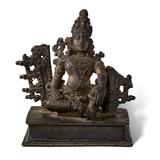 Seated Ayyanar -    - Winter Live Auction: Indian Art