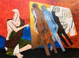 Untitled (Lost Continent) - M F Husain - Winter Live Auction: Indian Art