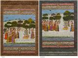 Double-sided page from a Bhagwat Purana -    - Winter Live Auction: Indian Art