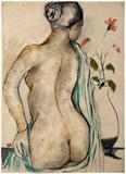 Untitled (Seated Nude) - K H Ara - One Bid Auction