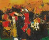 Untitled (possibly 'Vetriccia') - S H Raza - Spring Live Auction: Modern Indian Art