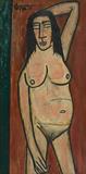 Standing Nude - F N Souza - The Art of India Auction