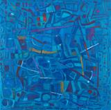 Blue-Achuthan  Kudallur-The Art of India Auction (May 18-19, 2022)