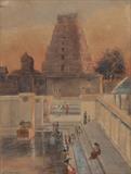 Temple in the South - Hemendranath  Mazumdar - Summer Online Auction