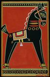 Black Horse - Jamini  Roy - The Art of India Auction