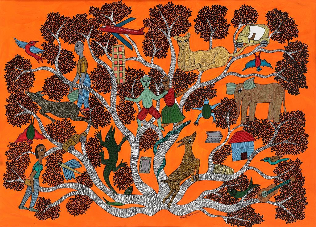 JAPANI SHYAM - Untitled (Gond Art) @ | StoryLTD