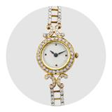 DIAMOND AND GOLD LADIES WRISTWATCH -    - Online Auction of Watches and Timepieces