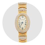 CARTIER: ‘BAIGNOIRE MINI‘ DIAMOND AND GOLD WRISTWATCH -    - Online Auction of Watches and Timepieces