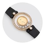 CHOPARD: ‘HAPPY DIAMONDS‘ LADIES WATCH -    - Online Auction of Watches and Timepieces