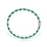 EMERALD AND DIAMOND BRACELET -    - Online Auction of Fine Jewels and Silver
