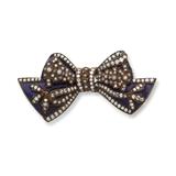 ENAMEL AND DIAMOND BROOCH -    - Online Auction of Fine Jewels and Silver