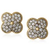 PAIR OF DIAMOND EARRINGS -    - Online Auction of Fine Jewels and Silver