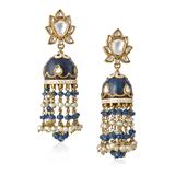 PAIR OF GEMSET ‘JHUMKI‘ EARRINGS -    - Online Auction of Fine Jewels and Silver