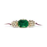 PERIOD EMERALD ‘BAJUBAND OR ARM ORNAMENT -    - Online Auction of Fine Jewels and Silver