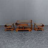 Art Deco Centre Table with two Side Tables  -    - The Design Sale