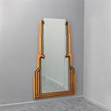Two-toned Stepped Art Deco Mirror  -    - The Design Sale