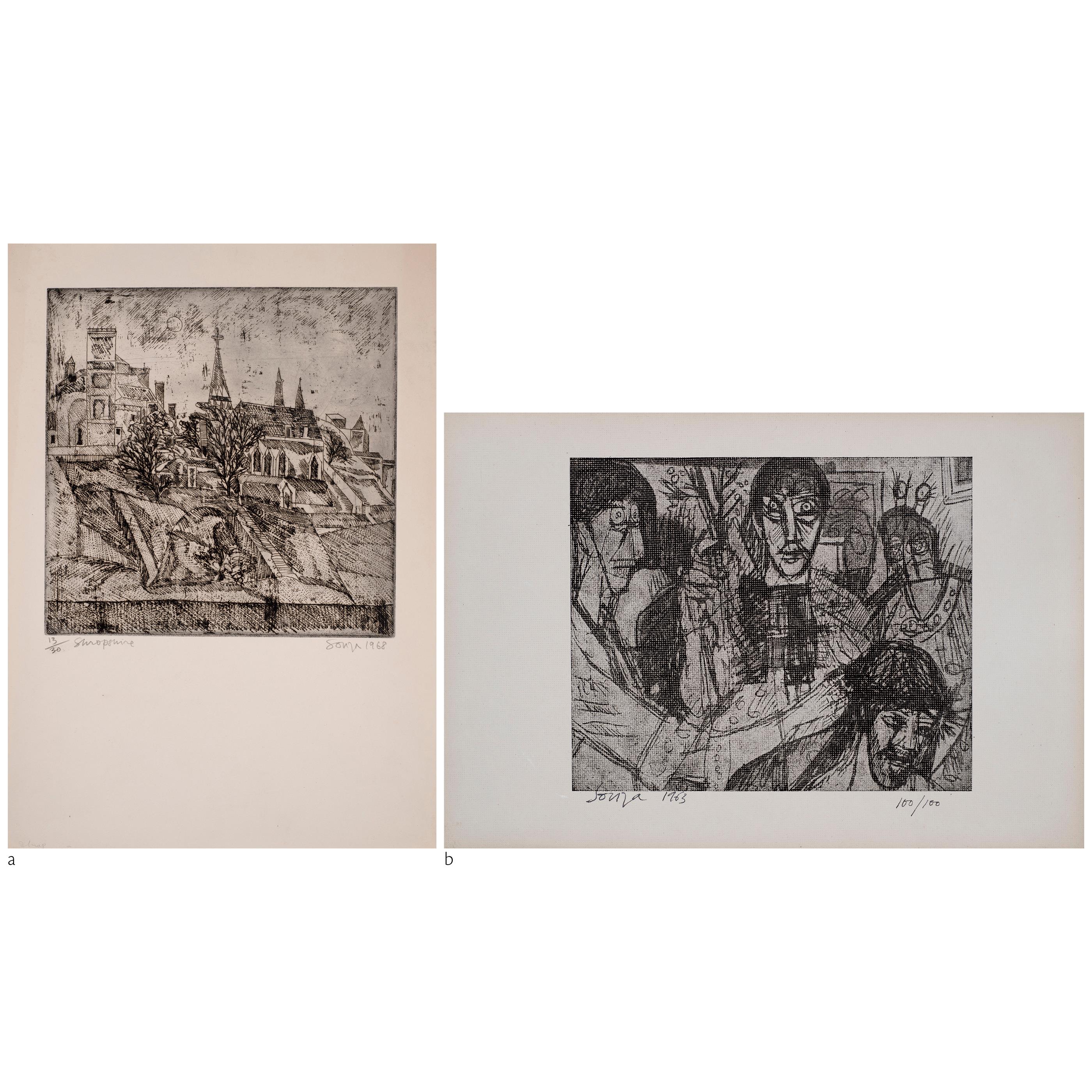 F N Souza : Works From The Collection Of Barbara Zinkant, Mumbai Live ...