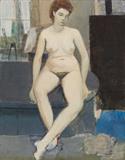 Untitled (Nude) - Sakti  Burman - Winter Online Auction