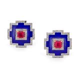 PAIR OF ART DECO STYLE CUFFLINKS  -    - REDiscovery: Auction of Art and Collectibles