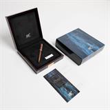 MONTBLANC, PATRON OF ART, 888 EDITION, CATHERINE II THE GREAT, 18K SOLID ROSE GOLD AND RUBIES, WITH ORIGINAL PRESENTATION BOX, LIMITED EDITION FOUNTAIN PEN, NO. 644/888 -    - REDiscovery: Auction of Art and Collectibles