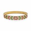 RUBY, EMERALD AND DIAMOND BANGLE - Online Auction of Fine Jewels and Silver