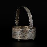 SILVER FLOWER BASKET -    - Online Auction of Fine Jewels and Silver