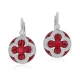 PAIR OF RUBY AND DIAMOND EARRINGS -    - Online Auction of Fine Jewels and Silver