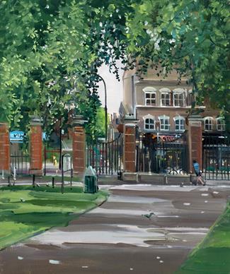 Gate of Finsbury Park, London