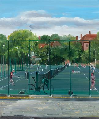 Tennis Court, Clissold Park, London