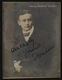 Harry Houdini signed vintage postcard. Photograph from the "Handcuff" period. - Harry Houdini  (Erich Weiss) - Signed, First and Limited Edition Books