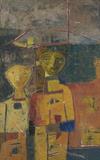 Untitled (Two Figures) - Ram  Kumar - Summer Online Auction: Modern and Contemporary South Asian Art