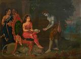 Annapurna Feeding Lord Shiva - Early Bengal School - Summer Online Auction: Modern and Contemporary South Asian Art